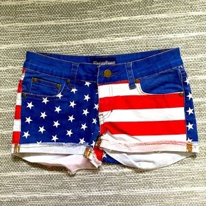 Tipsy Elves American flag shorts